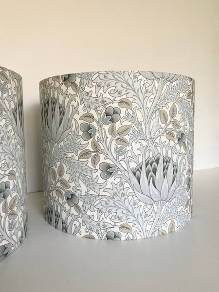 2x William Morris Artichoke Lampshades