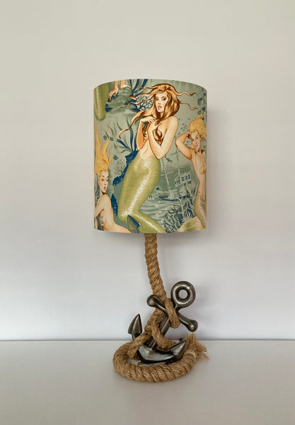 Anchor & Rope Mermaid Table Lamp