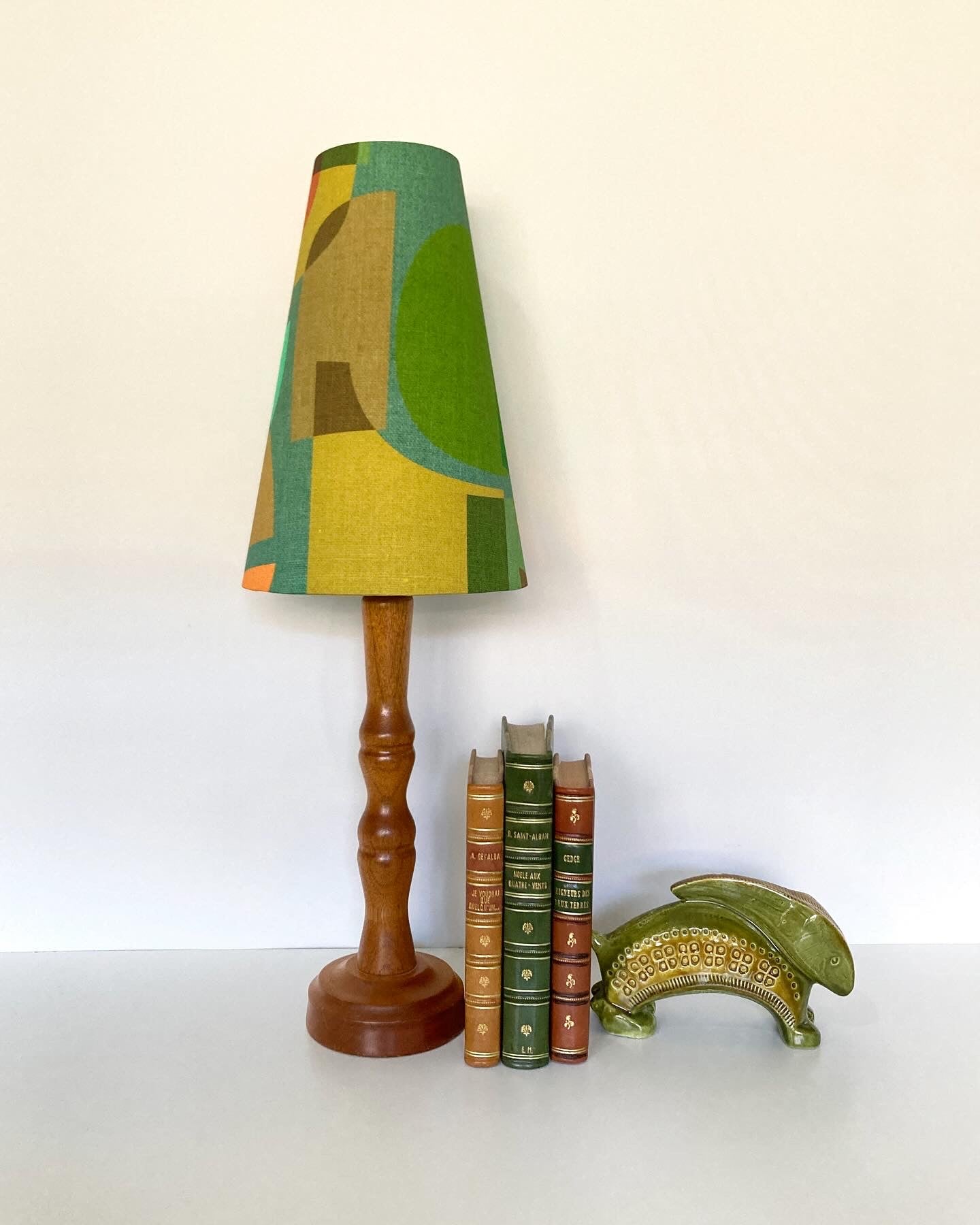 MCM Earthy Tones Tapered Lampshade