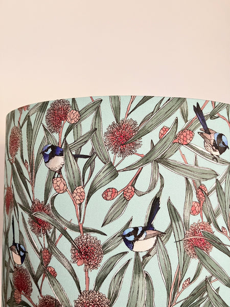 Fairy Wren & Hakea Lampshade