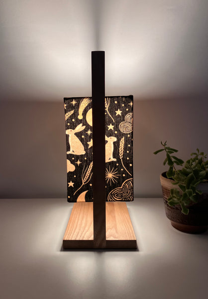 A Boxy Cosmic Rabbit Table Lamp