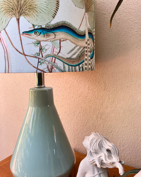 An Underwater Sage Ceramic Table Lamp