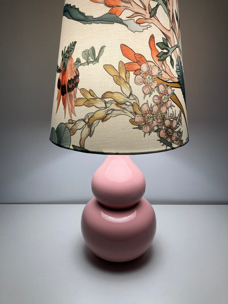 Australian Flora Pink Ceramic Table Lamp