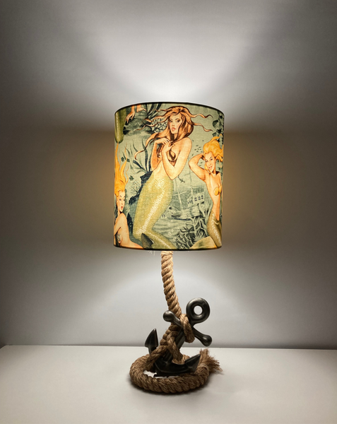 Anchor & Rope Mermaid Table Lamp