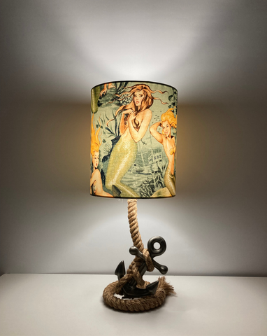 Anchor & Rope Mermaid Table Lamp
