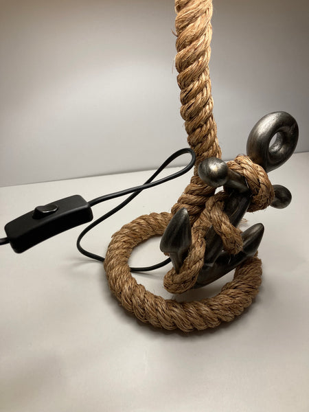 Anchor & Rope Mermaid Table Lamp