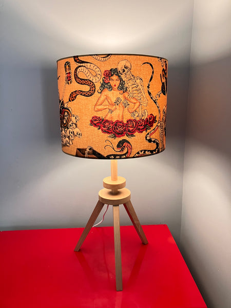 Hot Rod Nightmare Beige Lampshade