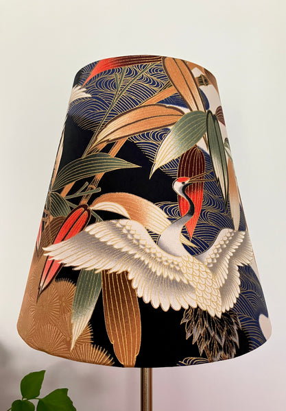 Tapered Japanese Cranes & Bamboo