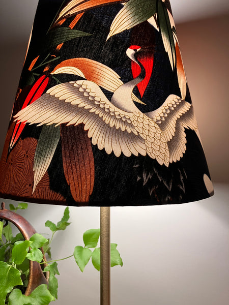 Tapered Japanese Cranes & Bamboo