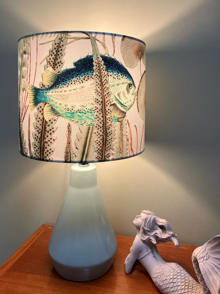 An Underwater Sage Ceramic Table Lamp