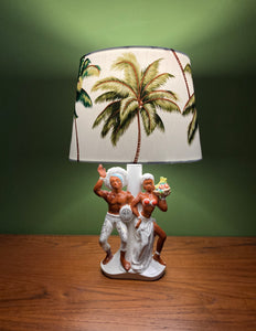 Calypso Dancers Metaxware Mid Century Retro Table Lamp