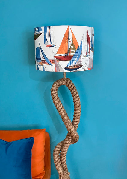 Sailboat Lampshade | Nautical Lamp Shade