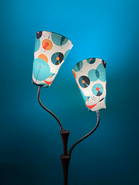 Gooseneck Lampshades - Scuttle Lampshades - MADE TO ORDER