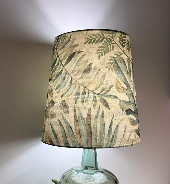 Pastel Leafy Tapered Lampshade