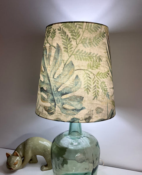 Pastel Leafy Tapered Lampshade