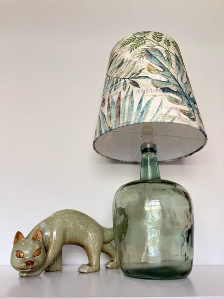 Pastel Leafy Tapered Lampshade