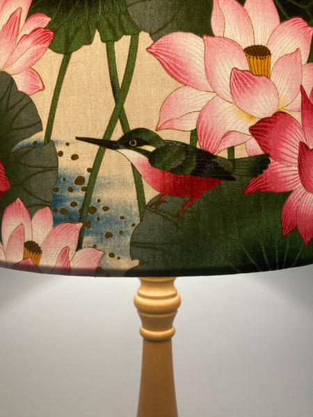 Pink Lotus Lampshade
