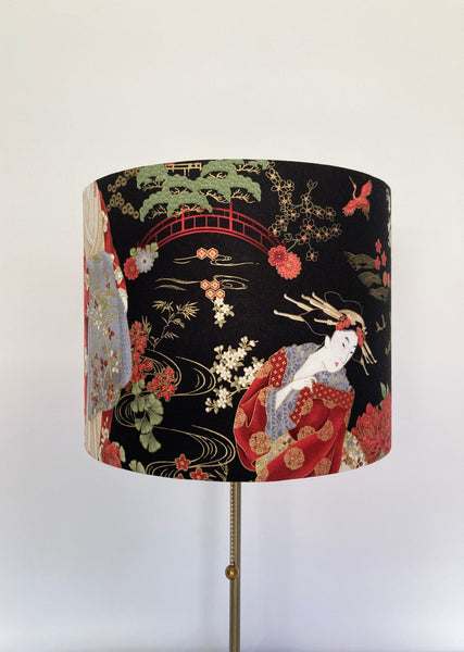 Geisha in Garden Lampshade