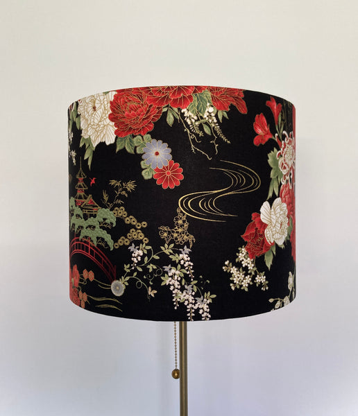 Geisha in Garden Lampshade