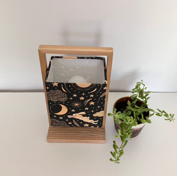 A Boxy Cosmic Rabbit Table Lamp