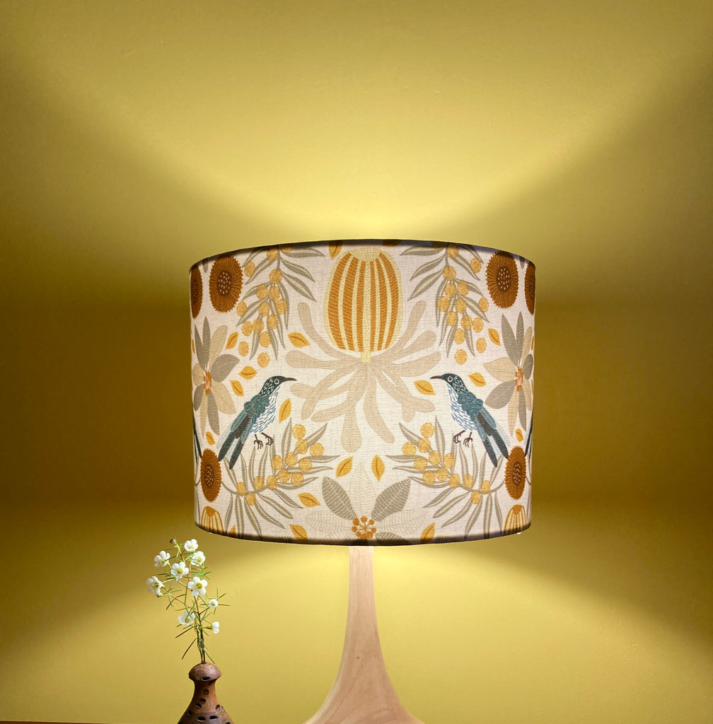 Yellow lampshade for on sale table lamp