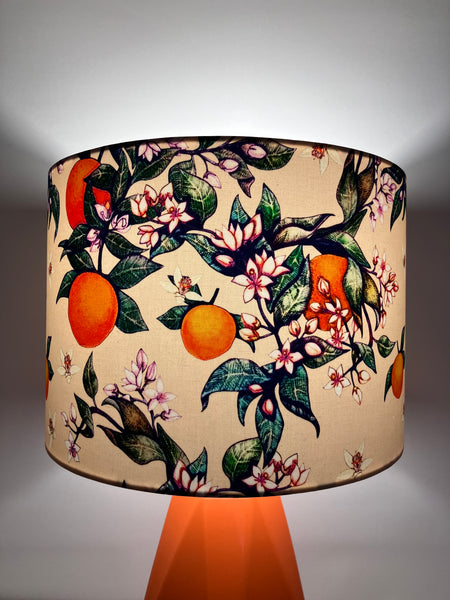 Orange Blossom Ceramic Table Lamp