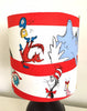 Dr Seuss Characters Red Stripes Lampshade