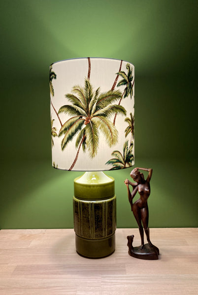 Tahiti Green Pottery Table Lamp
