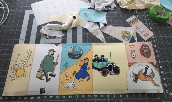 The Adventures of Tintin Lampshade (patchwork style)