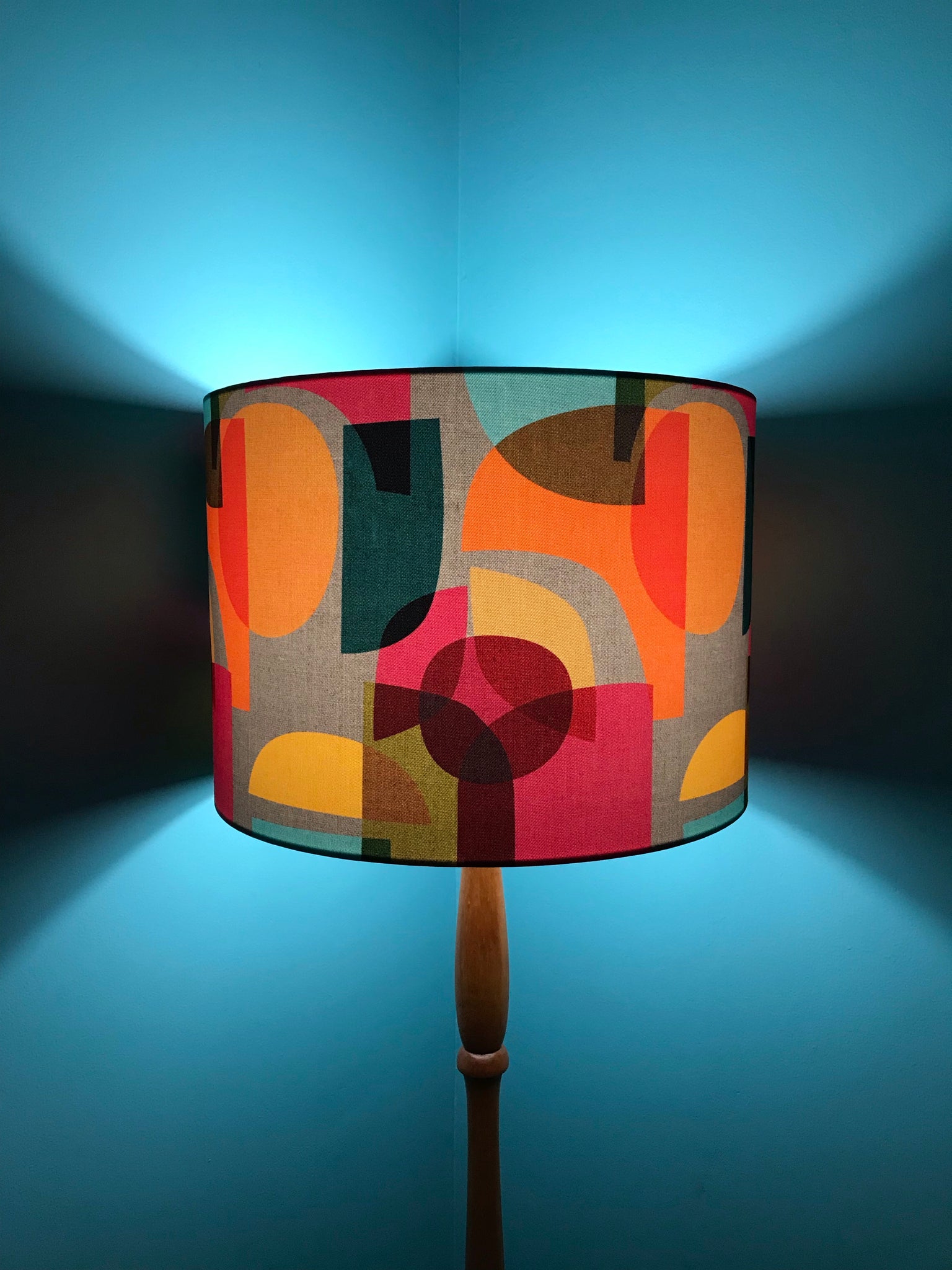 Mid Century Colourful Lampshade