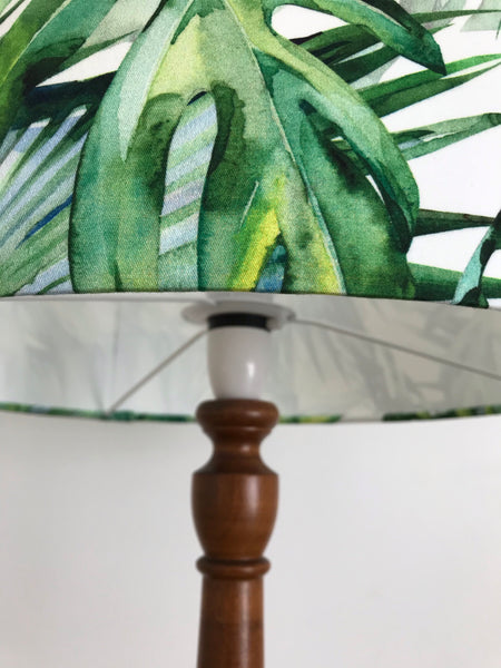 Leafy Tropical Lampshade