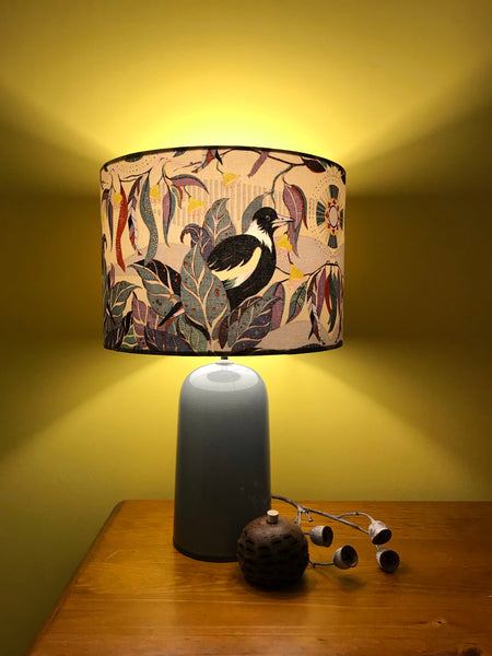 Magpie Grey Ceramic Table Lamp