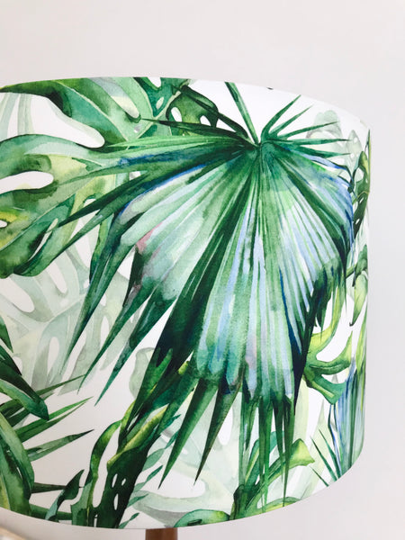 Leafy Tropical Lampshade