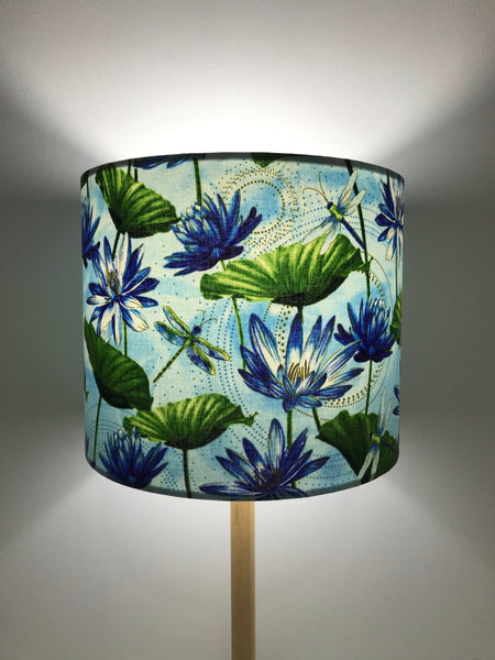 Dragonfly & Lotus Flowers Lampshade
