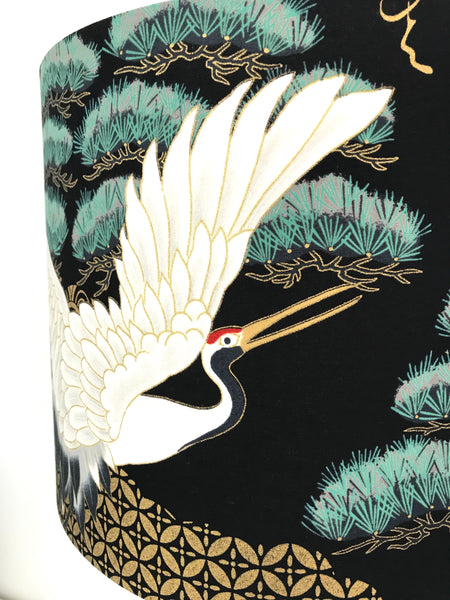 Japanese Crane & Dragon Lampshade