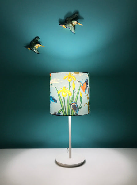 Kingfisher & Iris Lampshade